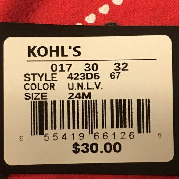 Baby Girl UNLV Rebels Bodysuit   24M    New w/Tag! - Picture 13 of 13